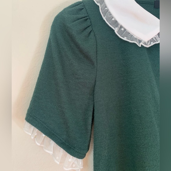 NWT- Honey & Sparkle women’s/ juniors ruffle collar top size M - Picture 6 of 6